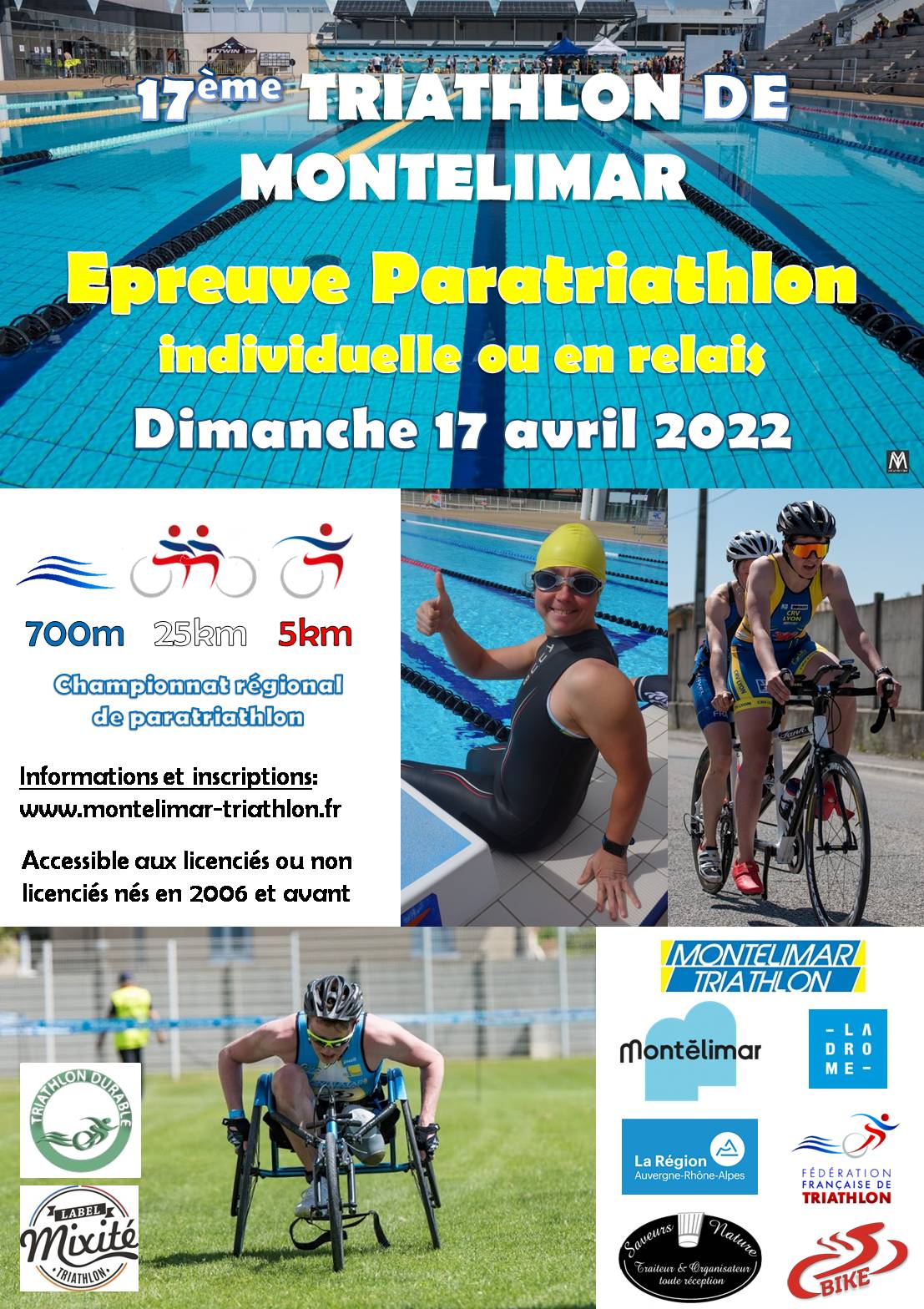 Triathlon de Montélimar – Course Paratriathlon